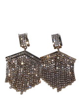 Load image into Gallery viewer, Chandelier Crystal Tassel Earrings - Xtreme Bling