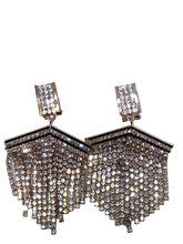 Load image into Gallery viewer, Chandelier Crystal Tassel Earrings - Xtreme Bling