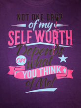 Load image into Gallery viewer, SELF WORTH TSHIRT
