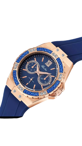 Diamond Watch With Rubber Band - Xtreme Bling