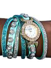 Load image into Gallery viewer, Crystal watch and bracelet in one - Xtreme Bling
