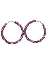 Load image into Gallery viewer, Jeweled Hoops - Xtreme Bling
