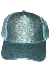 Load image into Gallery viewer, SPARKLE &amp; SHINE BASEBALL PONYTAIL HAT
