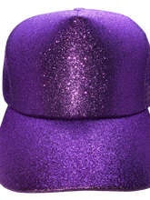 Load image into Gallery viewer, Sparkle and Shine Baseball Ponytail Snapback Hat - Xtreme Bling
