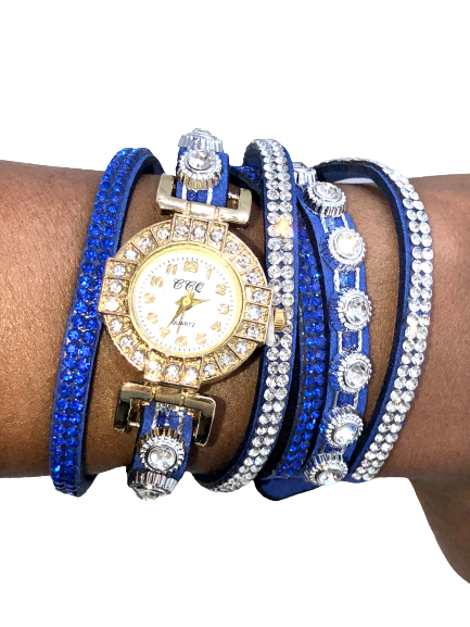 Crystal watch and bracelet in one - Xtreme Bling