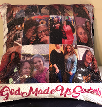 Load image into Gallery viewer, CUSTOM SEQUIN PILLOW
