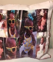 Load image into Gallery viewer, CUSTOM SEQUIN PILLOW
