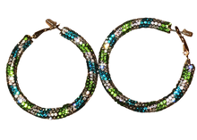 Load image into Gallery viewer, JEWELED HOOPS
